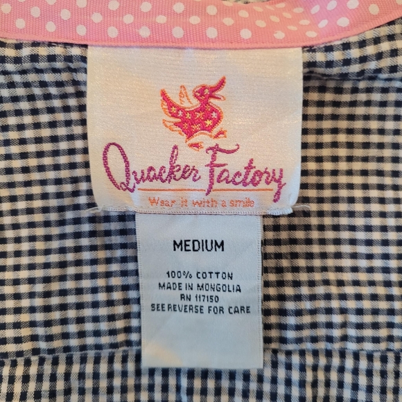 Vintage Quacker Factory Gingham Shirt - Picture 7 of 7